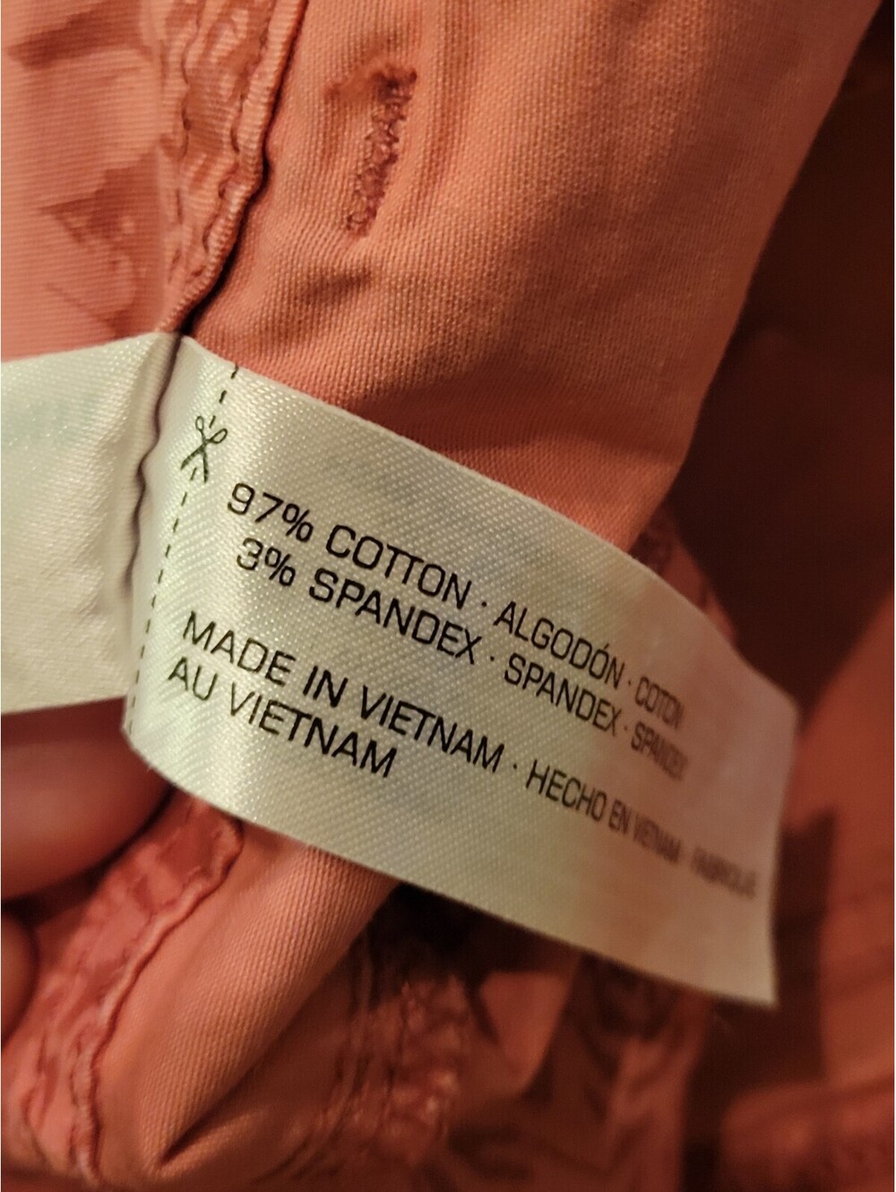 Union Bay Supplies (Size 18) Peach Color Convertible Shorts Roll Up Or Wear Down - Picture 9 of 9